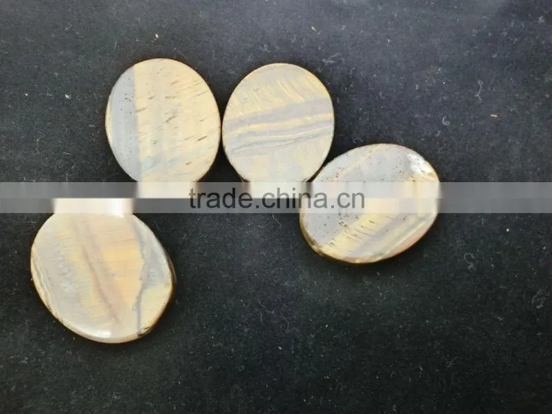 Natural Oval Shape Tiger Eye cabachon gemstone