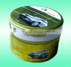 round wax tins; car wax tin