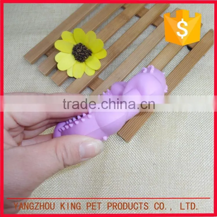 Hot sale wholesale personalized rubber dog toy for training and playing