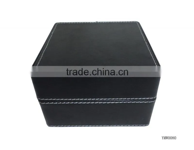 Fine Sewing PU Leather Wrist Watch Box