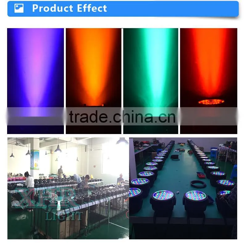 LED Par Zoom Stage Light 7*10W RGBW 4in1 Flat/Can Par Light For Wedding Decor