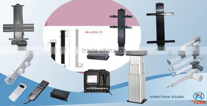 Drop down TV lift Electric TV lift with wireless control
