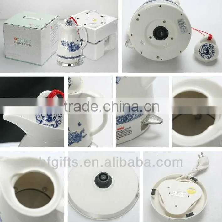 cordless ceramic kettle boiling water