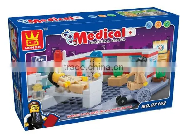 2014 Wangge creative education wholesale medical building block series