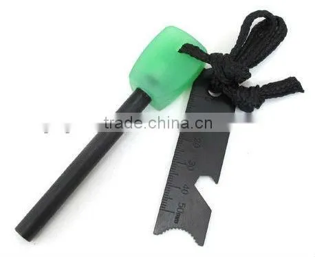 Servival fire starter with luminous handle /Rescue lighting flint