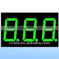 High quality yellow color 3digits LED display series