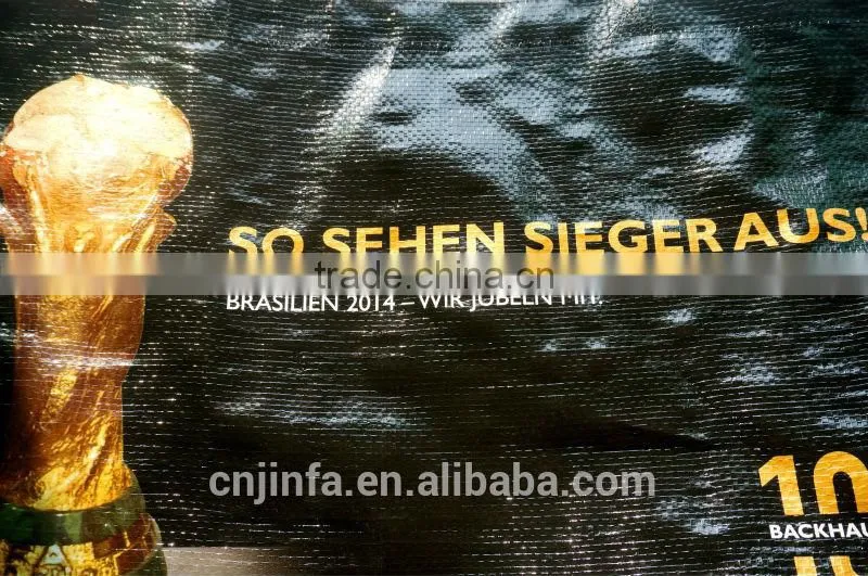 2014 Eco-friendly Hot sale Promotional woven Bag for German football match