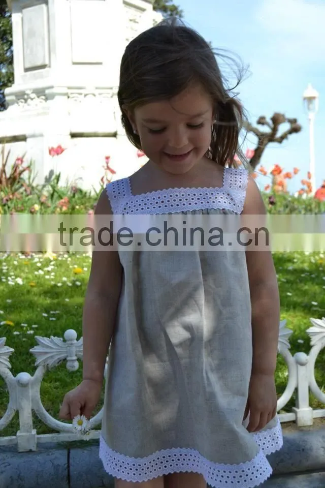 linen dress, kids linen dress, 100%cotton dress,white linen dress,white linen wedding dress for kids