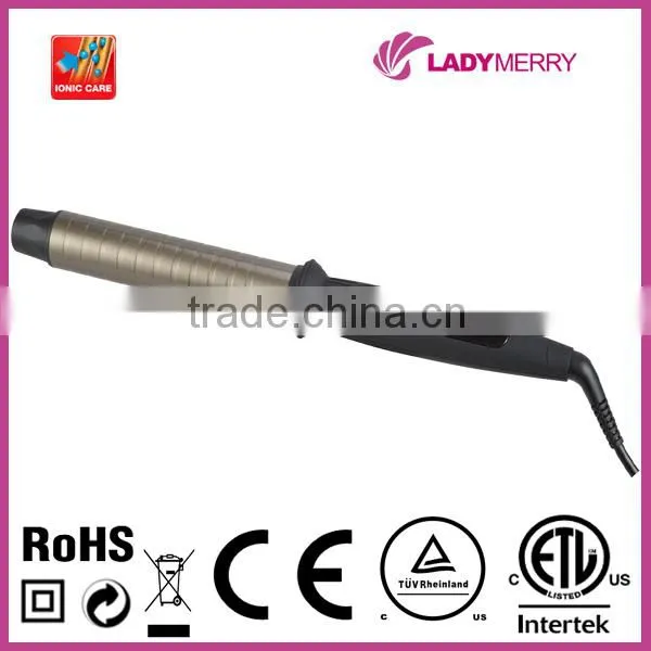 Hot 1" 430F Digital Keratin Tourmaline Ionic electric hair curler 3 in 1