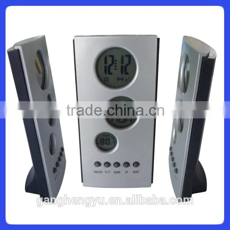 Weather station clock, weather station alarm clock ,weather forecast clock