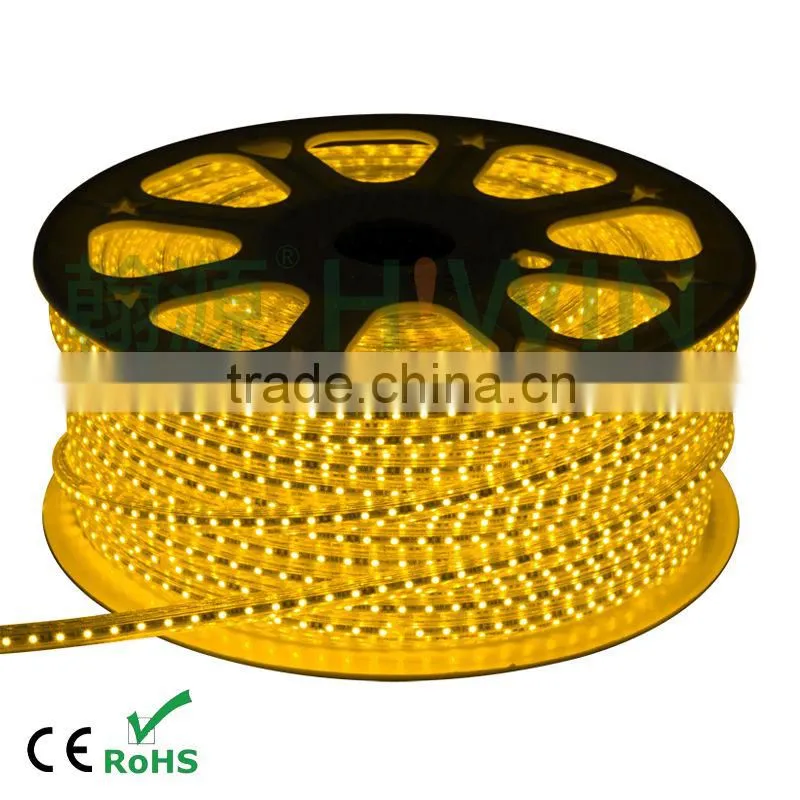 HUGEWIN upgrades 3528 90leds per meter led ropes 220v waterproof led strip