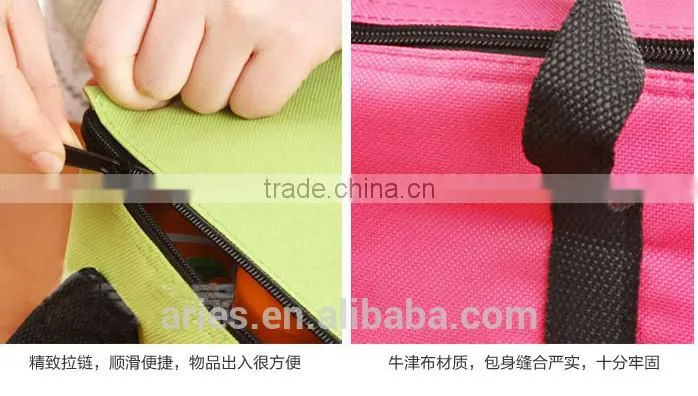 Candy Colors Portable Bag Cooler Bag Fresh Bag Lunch Bag Tote Small Bag HOT