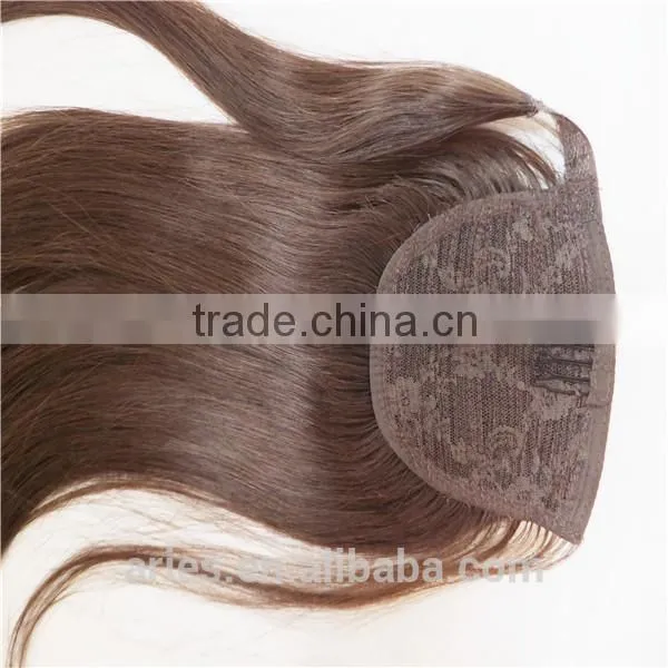 Cheap Natural Wavy Hair 100% Remy Human Hair Drawstring Ponytail