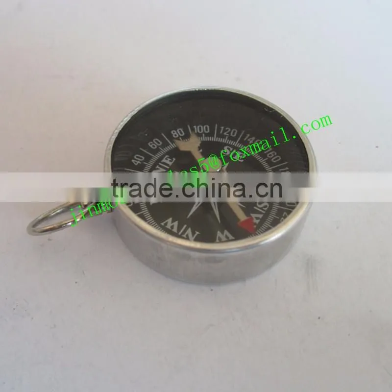 Hot Selling Custom Metal Vintage Compass With Key Ring For Wholesale