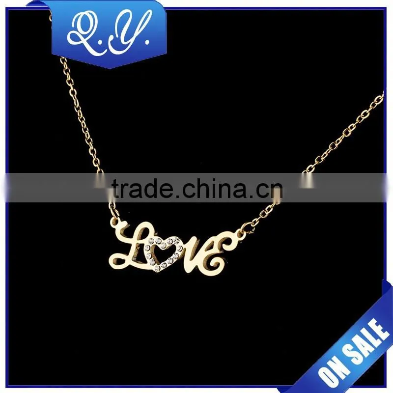 Hot Sale Gifts Nice Gifts for Girlfriend 18K Gold Plated Necklace Pendant Jewelry