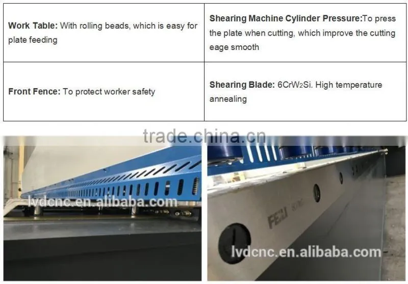 Shearing Machine QC11K/Y 6x6000mm on sale