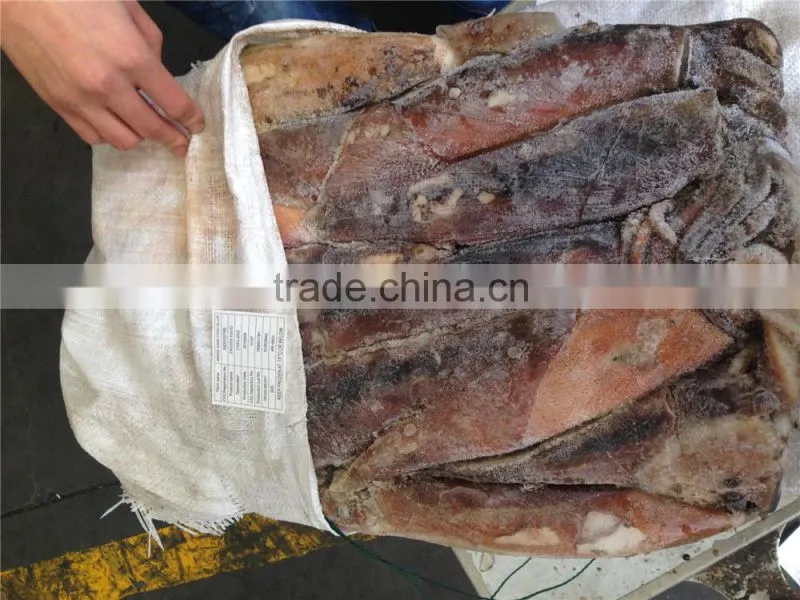 new arrival frozen W/R illex argentinus frozen squid for sale