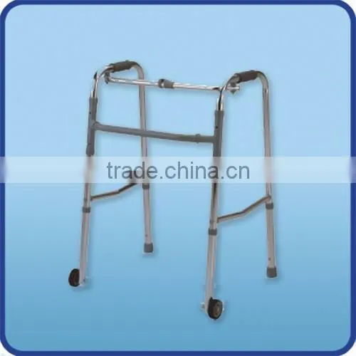 Two wheels disabled walker for old people