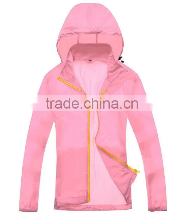 Purple women cheap summer windbreaker jacket