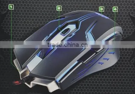 Drivers USB 6D Gaming Mouse With LED Light