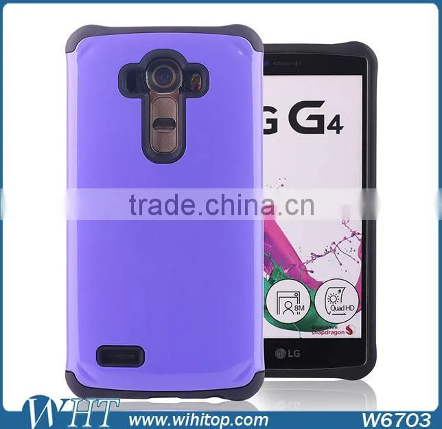 2 in 1 Hybrid Dustproof Shockproof Mobile Phone Case for LG G4 Hot Sale Case