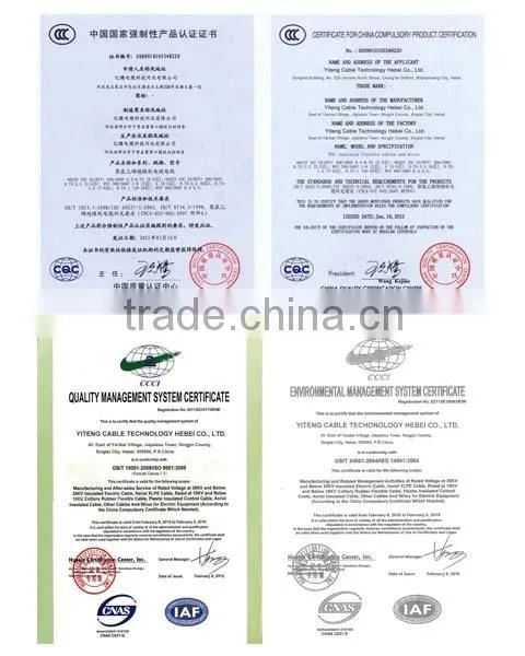 Fire Resistant Low Voltage Special Power Cable NH-VV 0.6/1KV 3*70+1*35