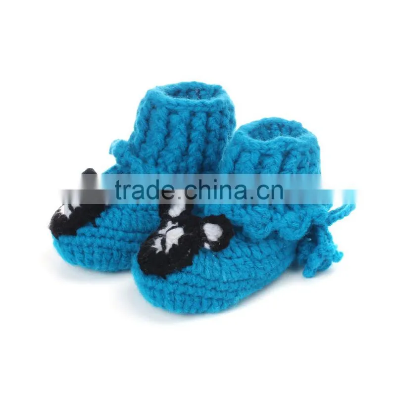 Baby Handmade Crochet Boots Shoes Supplier for 1-10 months old B-0001