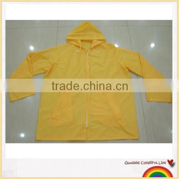 Waterproof rain jacket fold into pocket