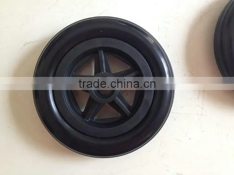 Contemporary promotional Solid 10"x350-4 pu foam wheel
