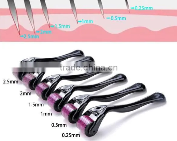 New 0.25/0.5/1.0/1.5/2.0/2.5mm 540 Needles Microneedle Micro Needle Skin Roller Remodeling Therapy Diagnosis System SV008110