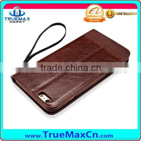 Open Right and Left Leather Phone Case with Holder for Google Nexus 5X Case Cover