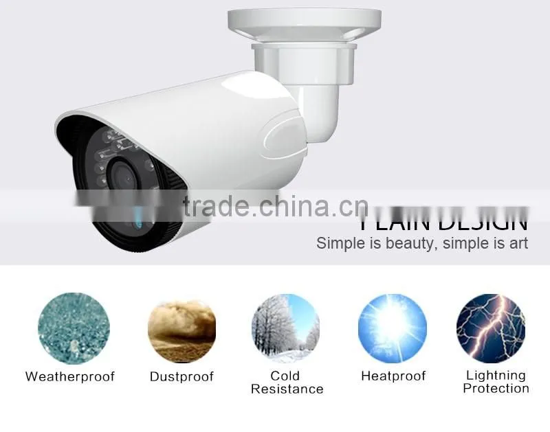 4Ch Out door Bullet Camera kit AHD-M Camer Kit 960P 1.3megapixel CMOS 4Channel AHD Kit