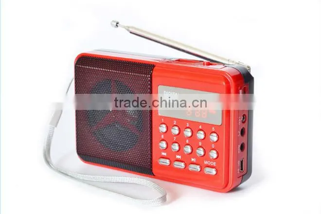 Robot-098 Portable card speaker,digital fm radio,Led lights,portable mini speaker with fm radio,radio fm