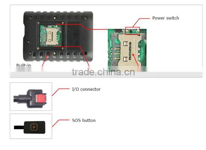 china gps tracker manufacturer gps tracking device with ACC