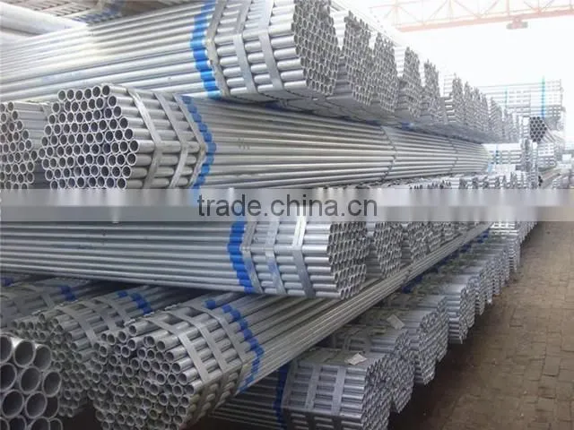 hot rolled erw carbon steel galvanized welded pipe