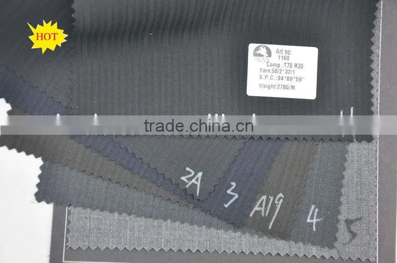 wholesale fine quality t/r men's suiting fabric in stock