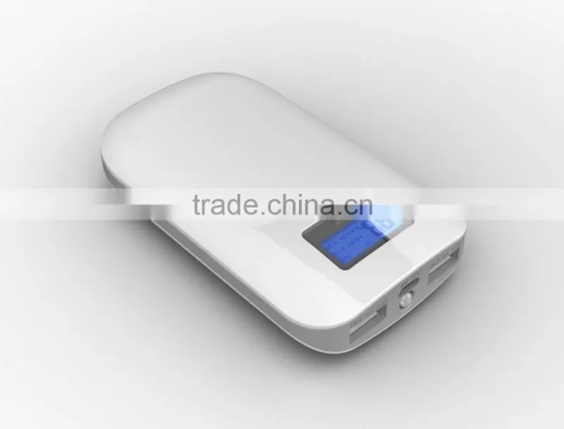 Big capacity power bank with LCD screen, DUAL USB output
