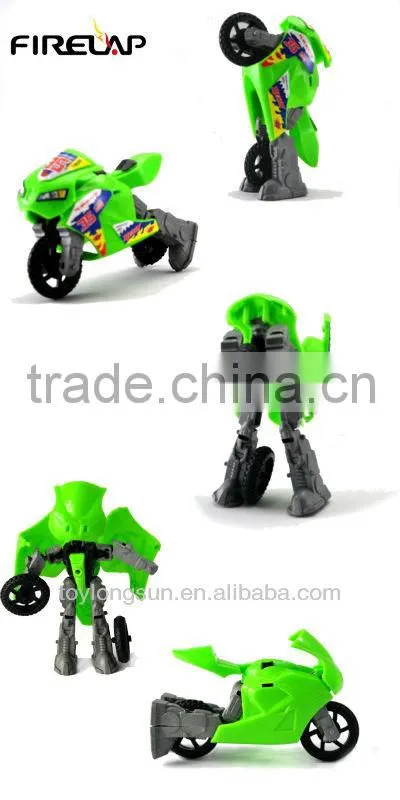 Robort Motorbike Plasctic DIY Toy Transformer toys