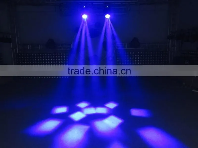 7pcs 15W rgbw 4 in 1 bee eye led zoom moving head disco stage light