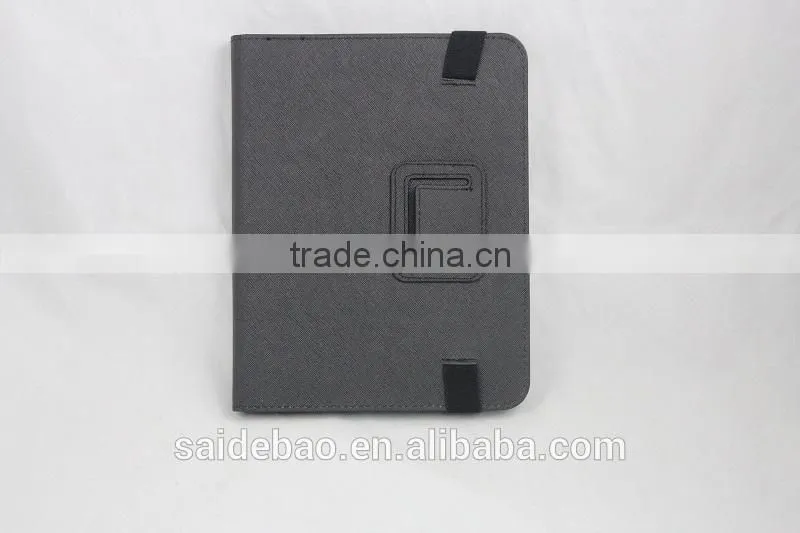 customised gery leather pad cover /PU leather pad case / mobile phone bags