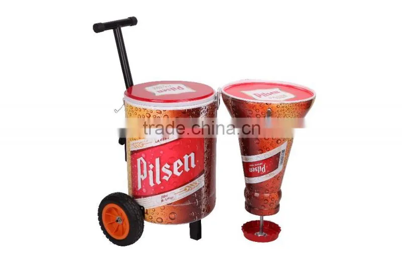 Beer bottle cooler-grill