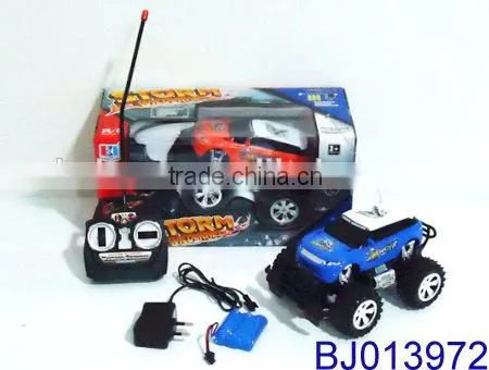 New steering wheel rc car cross-country van w/ music and light