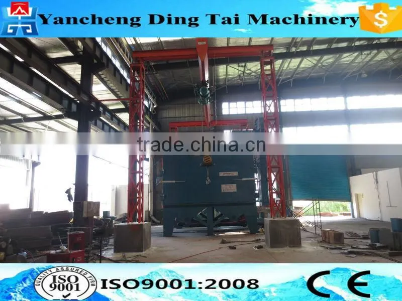Dish head shot blasting machine/sand blasting equipment