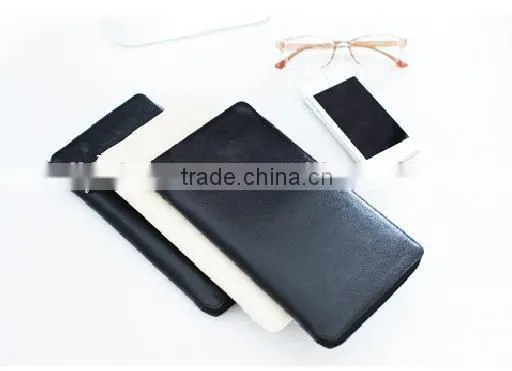 genuine Leather ID Wallet Clutch Checkbook Wallet Credit Cards Holder