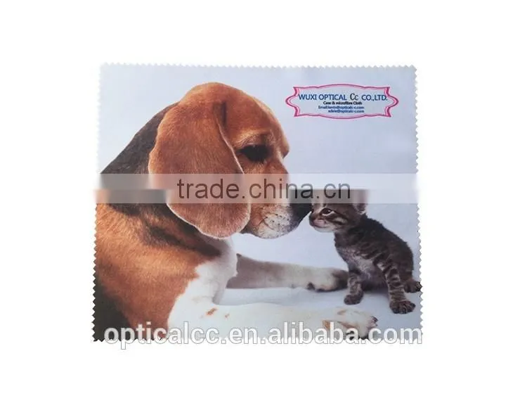 custom printing microfiber cleaning cloth for eyeglasses lenses