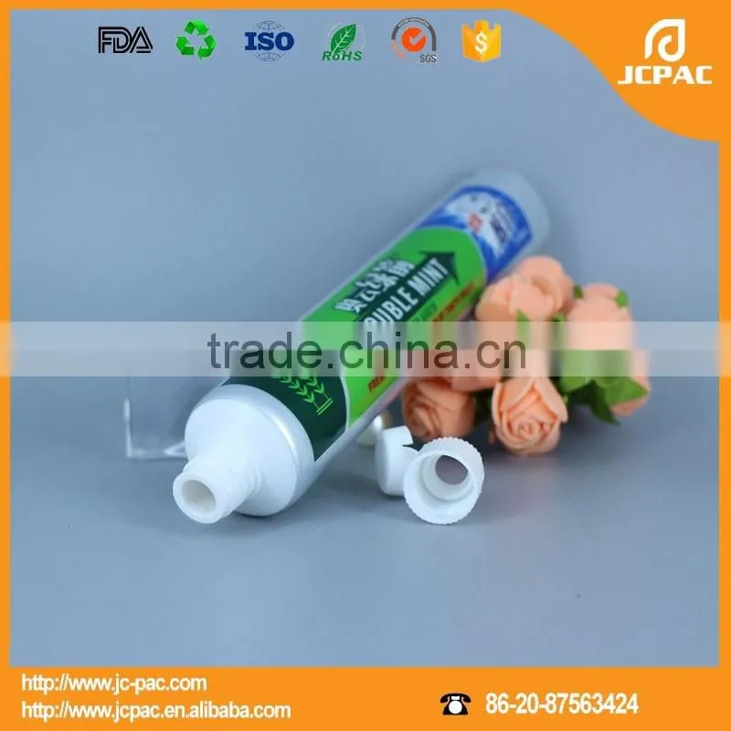 toothpaste tube, normal size aluminum-plastic laminated toothpaste tube