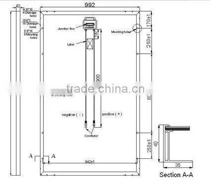 JS SOLAR - TUV CE CEC UL MCS Certified 250, 260, 255W mono Solar Panel