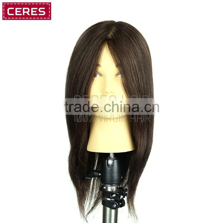 70% Human Hair Blend Hair Hairdressing Cosmetology Mannequin Manikin Training Head