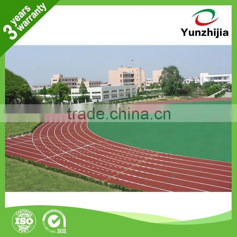 Guangzhou rubber running track material for college