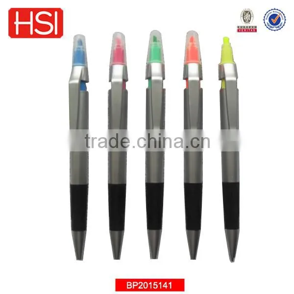 silver color plastic ball pen office stationery list